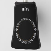 Aangepast foto-epet Aangepast monogram Golfheadcover (Draai 90)