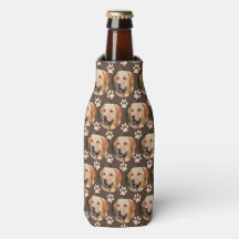 Aangepast foto-patroonpatroon Dog Brown