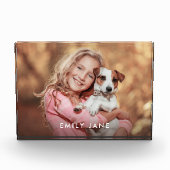 Aangepast fotoblok met tekstbedekking Gift (Voorkant)