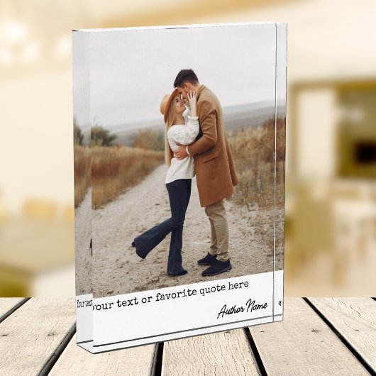 Aangepast fotoblok voor Valentijnsdag- en verjaard