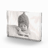 Aangepast fotoblok | Zwarte tekstbedekking (Rechts)