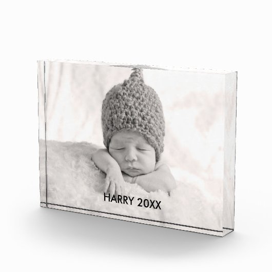 Aangepast fotoblok | Zwarte tekstbedekking (Rechts)