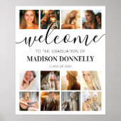 Aangepast fotocollage Afstuderen Welkom Poster (Voorkant)