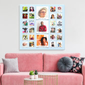 Aangepast fotocollage canvas afdruk (Insitu (Woonkamer))