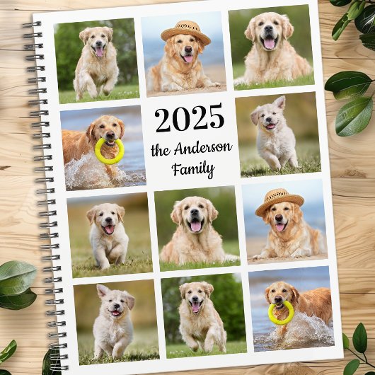 Aangepast fotocollage Creëer Uw eigen 2023 Planner