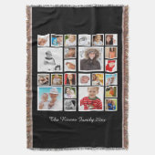 Aangepast fotocollage DIY Deken (Voorkant Verticaal)