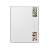 Aangepast fotocollage "Name's Posse" Cute Notitieblok (Gedraaid)