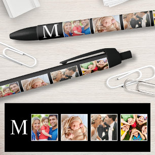 Aangepast fotocollage op maat zwarte inkt pen