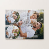 Aangepast fotocollage voor 3-reeks legpuzzel (Horizontaal)