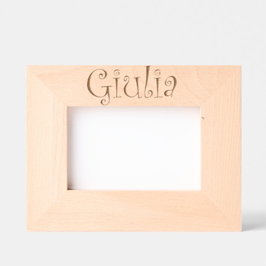 Aangepast fotoframe Giulia / Custom frame Gegraveerde Lijstjes (Voorkant)