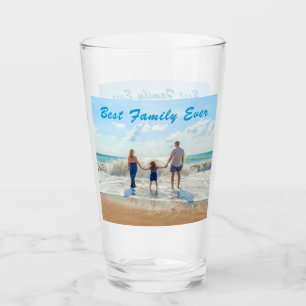 Aangepast Fotoglas met Tekst voor Jouw Familie Fot Glas