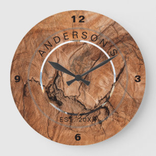 Aangepast fotohuwelijk grote klok