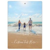 Aangepast fotoklembord met tekst klembord (Achterkant)