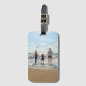 Aangepast fotomodern bagagelabel (Voorkant (verticaal))