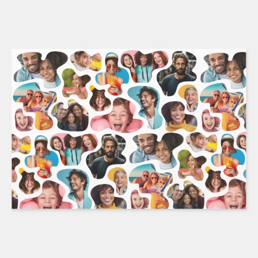 Aangepast fotomodern inpakpapier vel (Voorkant)