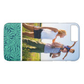 Aangepast fotoMonstera Tropical Leaf Pattern Case-Mate iPhone Case (Achterkant (Horizontaal))