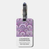 Aangepast fotopatroon bagagelabel (Achterkant verticaal)