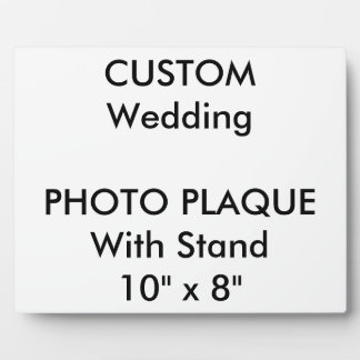 Aangepast fotoplaque 10 x 8 inch fotoplaat