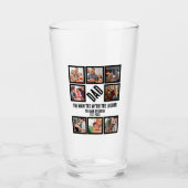 Aangepast Funny Fathers dag Papa gift 8 Foto Colla Glas (Voorkant)
