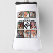 Aangepast Funny Fathers dag Papa gift 8 Foto Colla Golfheadcover (Draai 90)
