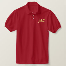 Aangepast geborduurd Mr. C Polo