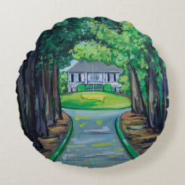 Aangepast geborsteld polyester Ronde Sierkussen (1 Rond Kussen