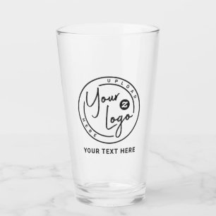 Aangepast Gebrandmerkt Logo Zakelijk Glas
