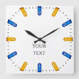 Aangepast gebruik van sportklok vierkante klok