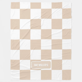 Aangepast gecontroleerd neutraal licht fleece deken