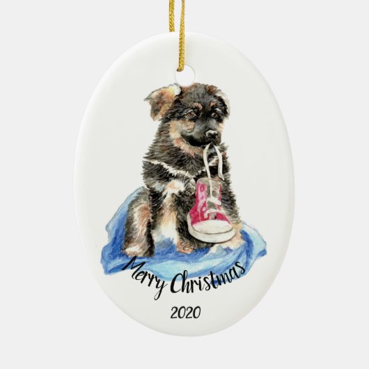 Aangepast gedateerd geloven dat Sasquatch Big Foot Keramisch Ornament (Achterkant)