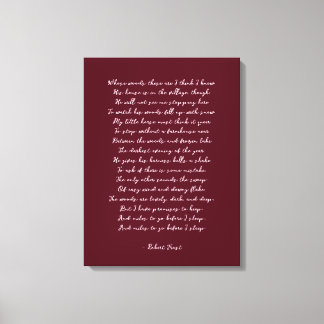 Aangepast gedicht afdrukken op Canvas