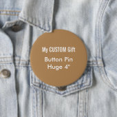 Aangepast gedrukt 4-inch grote Button badge in het (In situ)