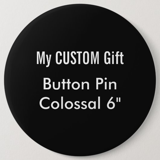 Aangepast gedrukt 6-inch kolossale Button badge Pi (Voorkant)