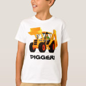 Aangepast geel kind t-shirt (Voorkant)