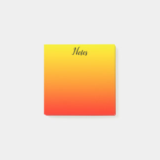 Aangepast geel, Oranje en rood Post-it® Notes