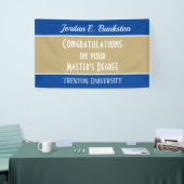 Aangepast gefeliciteerd! Masterspandoek Spandoek (Beurs)