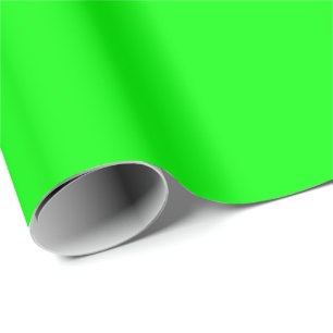 Aangepast gekleurd Neon Green Cadeaupapier