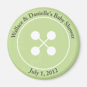 Aangepast geluid als Button Baby shower Magnet Fav Magneet