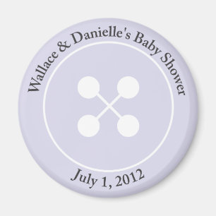 Aangepast geluid als Button Baby shower Magnet Fav Magneet