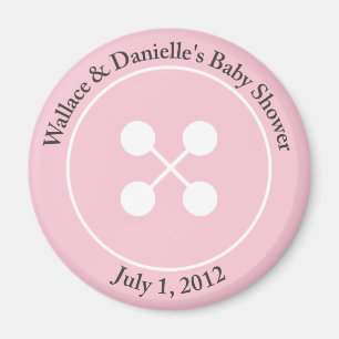 Aangepast geluid als Button Baby shower Magnet Fav Magneet