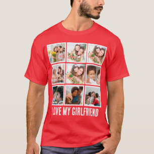 Aangepast geluid Ik hou van mijn vriendin 9 Fotoco T-shirt