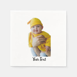 Aangepast gemaakt - Foto en tekst toevoegen Servet