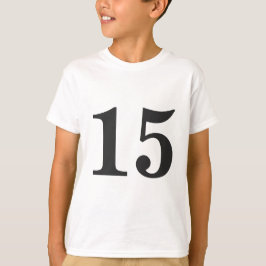 Aangepast genummerd T-shirt | Overeenkomende Shirt