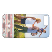 Aangepast Geometrisch fotopatroon in aztec-stijl 2 Case-Mate iPhone Case (Achterkant (Horizontaal))