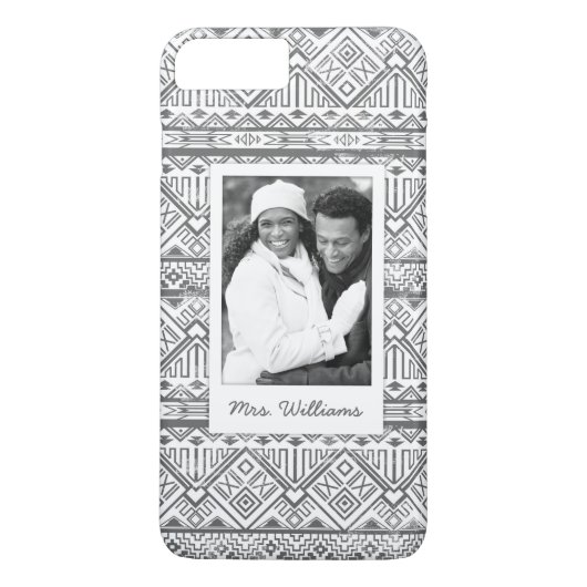 Aangepast Geometrische Aztec Patroon 2 Case-Mate iPhone Case (Achterkant)