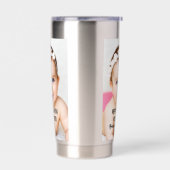 Aangepast gepersonaliseerd (2 zijkanten) geïsoleerde drinkbeker (Links)