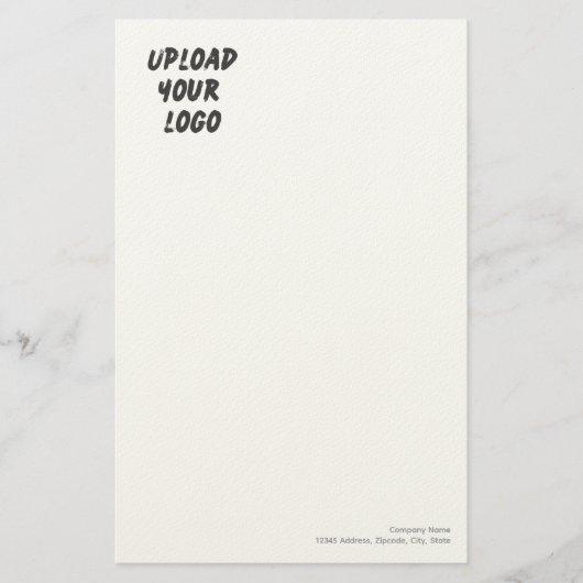 Aangepast gepersonaliseerd logo briefpapier (Voorkant)