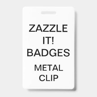 Aangepast, gepersonaliseerd METAAL CLIP BADGE