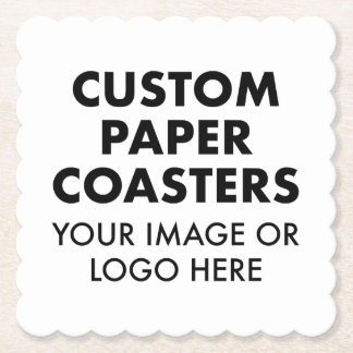 Aangepast gepersonaliseerd PAPIER-ONDERZETTER (6)  Kartonnen Onderzetters