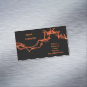 Aangepast gepersonaliseerd visitekaartje magneet (Voorbeeld)